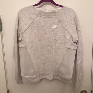 Nike tech fleece mesh sweatshirt small